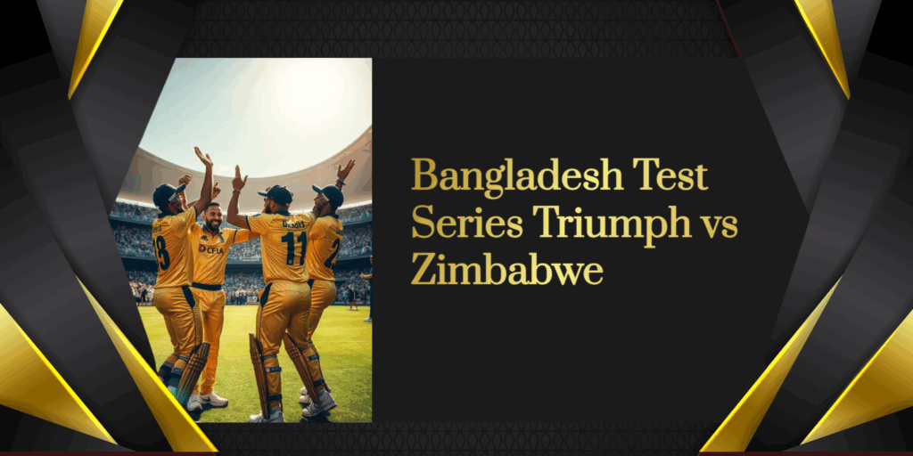 Bangladesh Win Test Series Against Zimbabwe with Strong Team Effort IPL (2025)