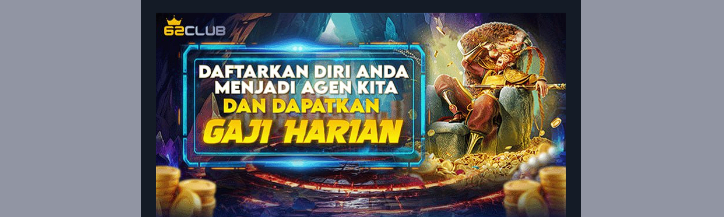 Illustration of Indonesian online gaming platform with agents earning daily salary, showing digital currency and happy people using smartphones